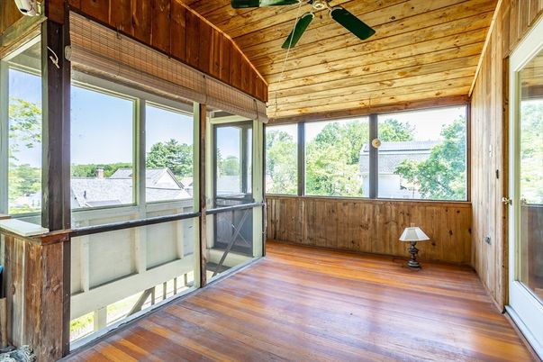 Interior, Sun Room, Wooden Ceilings, Wood Texture Flooring, Wooden Walls