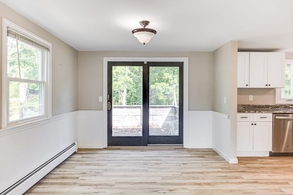 Interior, Kitchen, Wood Texture Flooring