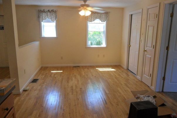 Empty room, Interior, Wood Texture Flooring