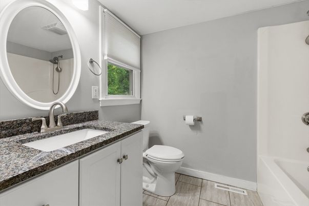 Bathroom, Interior, Wood Texture Flooring