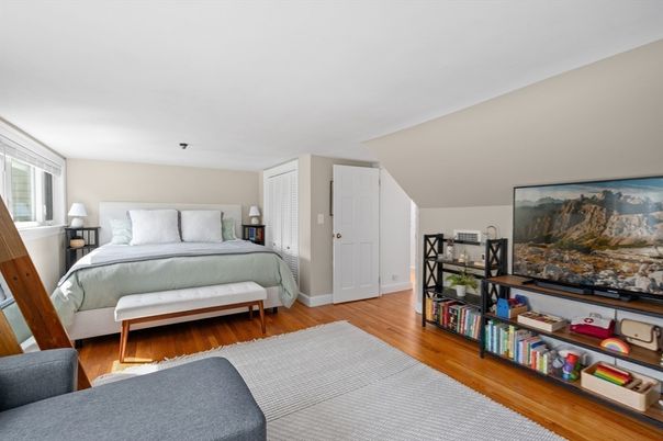 Bedroom, Interior, Wood Texture Flooring