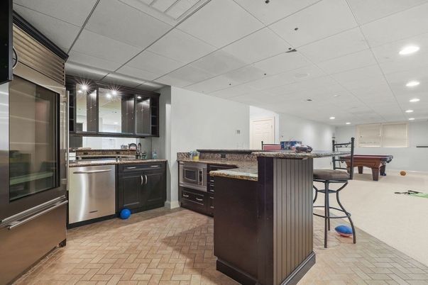 Interior, Kitchen, Recessed Lighting, Stainless Steel Appliances