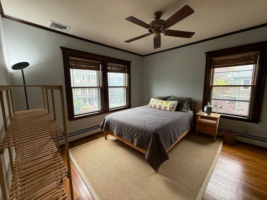 Bedroom, Interior, Wood Texture Flooring