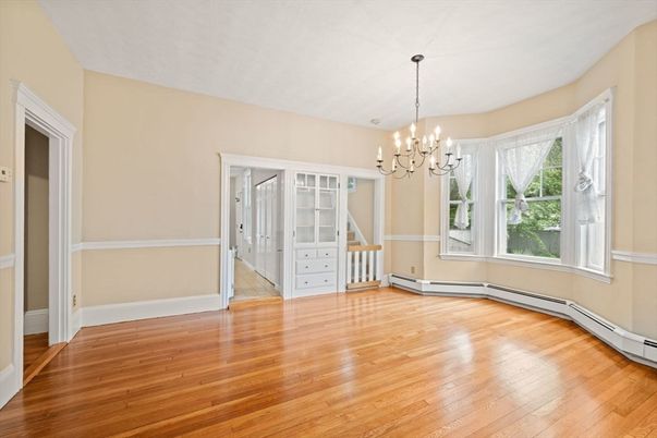 Chandelier, Empty room, Interior, Wood Texture Flooring