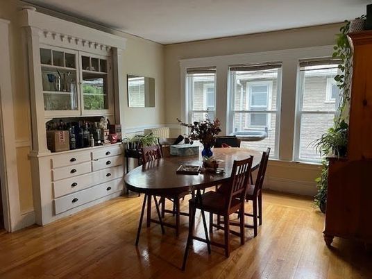 Dining room, Interior, Wood Texture Flooring