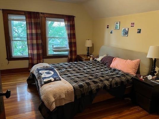 Bedroom, Interior, Wood Texture Flooring
