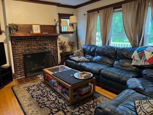 Fireplace, Interior, Living room, Wood Texture Flooring