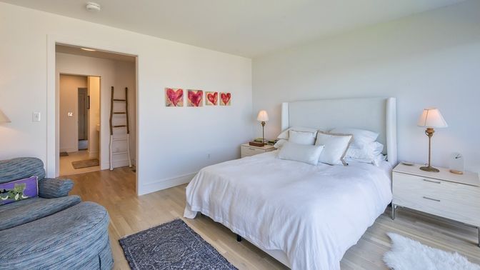 Bedroom, Interior, Wood Texture Flooring