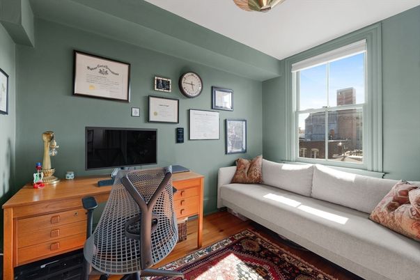 Home Office, Interior, Wood Texture Flooring