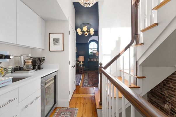 Interior, Kitchen, Wood Texture Flooring