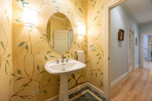 Bathroom, Interior, Wood Texture Flooring