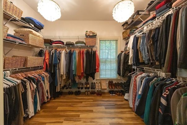 Interior, Walk-in Closets, Wood Texture Flooring