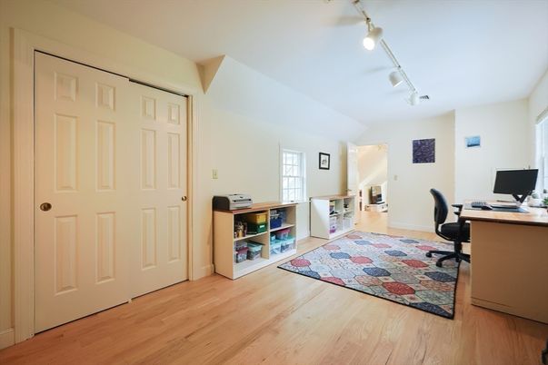 Home Office, Interior, Wood Texture Flooring