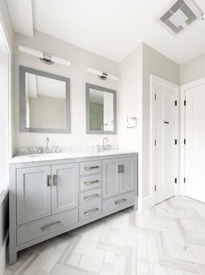 Bathroom, Dual Sink Vanities, Interior, Marble