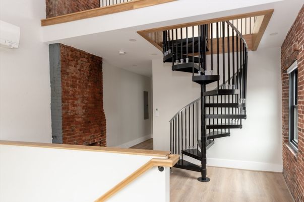 Interior, Stone Walls, Wood Texture Flooring