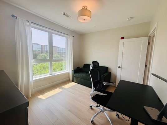 Home Office, Interior, Wood Texture Flooring