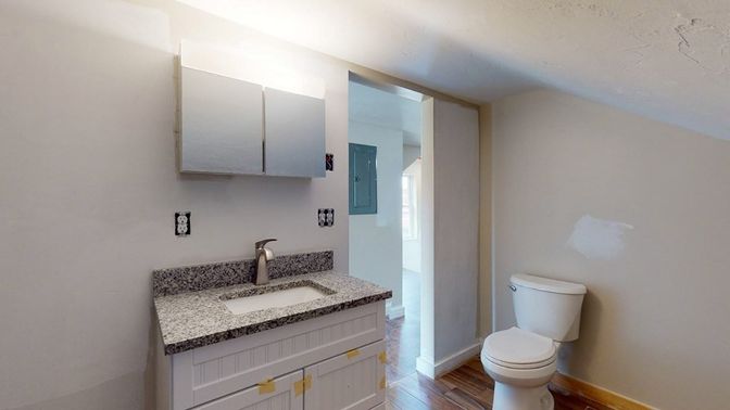 Bathroom, Interior, Wood Texture Flooring