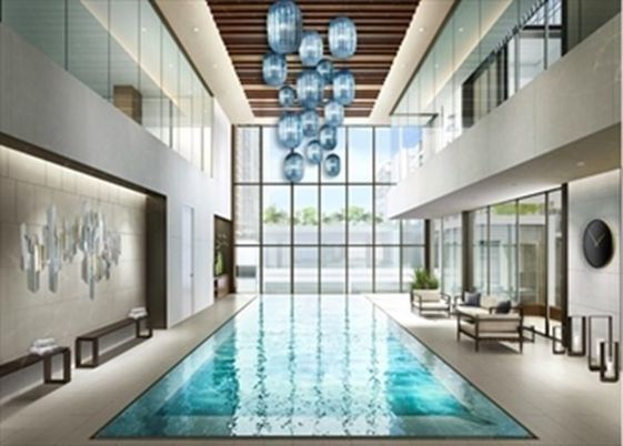 Interior, Pendant Lights, Pool, Recessed Lighting, Wooden Beams, Wooden Ceilings