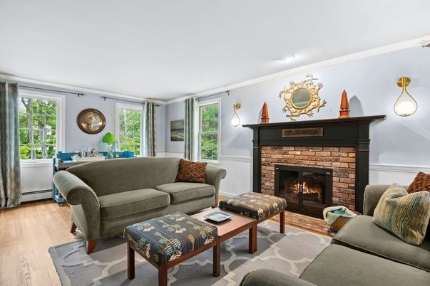 Fireplace, Interior, Living room, Wood Texture Flooring