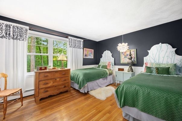 Bedroom, Interior, Wood Texture Flooring