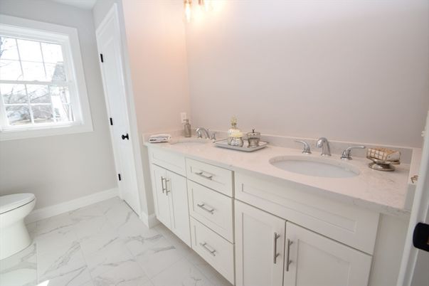Bathroom, Dual Sink Vanities, Interior, Marble