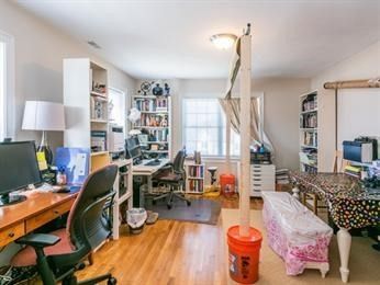 Home Office, Interior, Wood Texture Flooring
