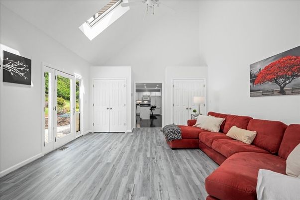 Interior, Kitchen, Living room, Wood Texture Flooring
