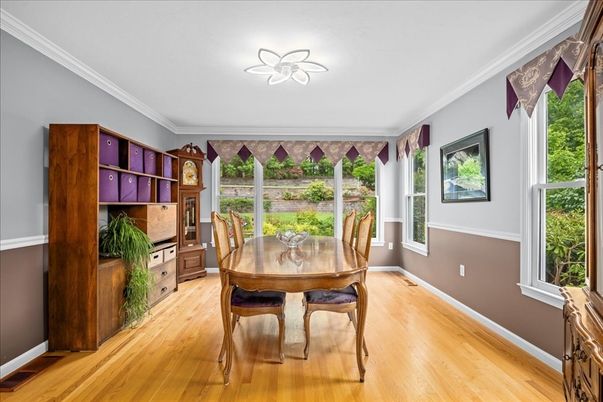 Dining room, Interior, Wood Texture Flooring