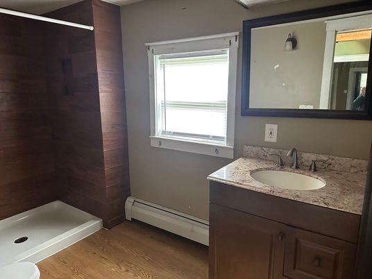 Bathroom, Interior, Wood Texture Flooring