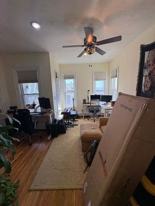 Home Office, Interior, Living room, Recessed Lighting, Wood Texture Flooring