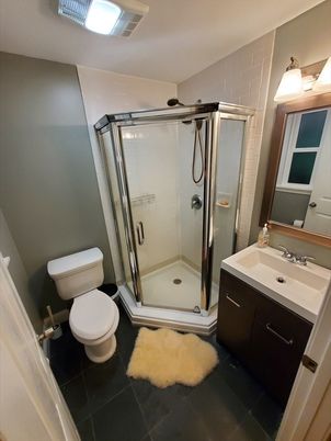 Bathroom, Glass Shower, Interior
