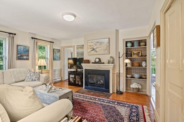 Fireplace, Interior, Living room, Wood Texture Flooring