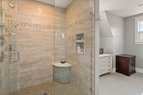 Bathroom, Glass Shower, Interior