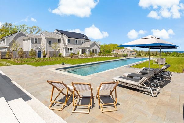 Exterior, Pool, Solar Panels