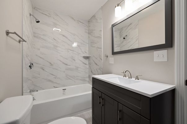 Bathroom, Interior, Marble Walls