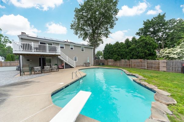 Exterior, Pool, Solar Panels