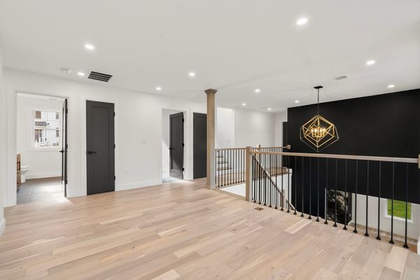 Interior, Pendant Lights, Recessed Lighting, Wood Texture Flooring