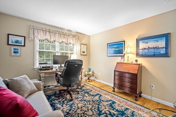 Home Office, Interior, Wood Texture Flooring