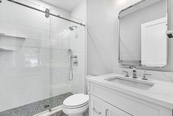Bathroom, Glass Shower, Interior
