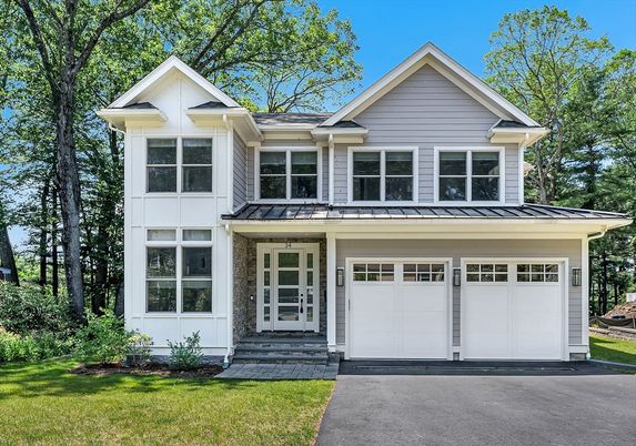 Attached, Exterior, Facade, Farmhouse