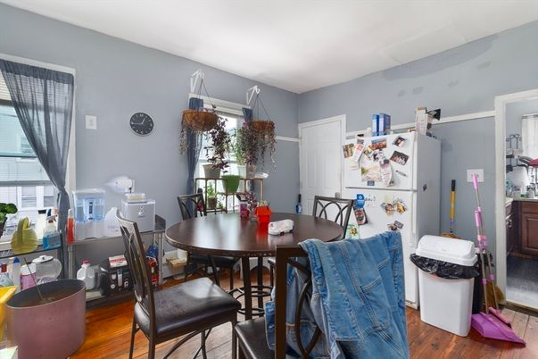 Dining room, Interior, Wood Texture Flooring