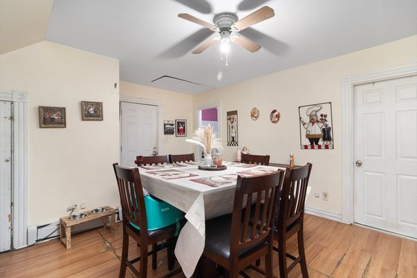 Dining room, Interior, Wood Texture Flooring
