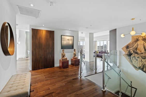 Interior, Pendant Lights, Recessed Lighting, Wood Texture Flooring