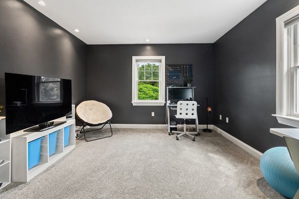 Home Office, Interior, Recessed Lighting