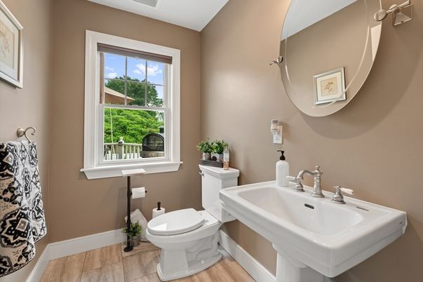 Bathroom, Interior, Wood Texture Flooring