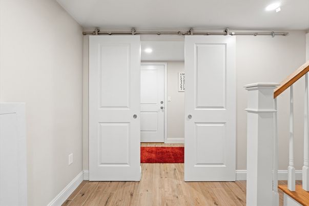 Interior, Recessed Lighting, Wood Texture Flooring