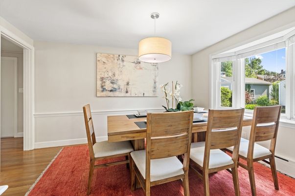 Dining room, Interior, Wood Texture Flooring