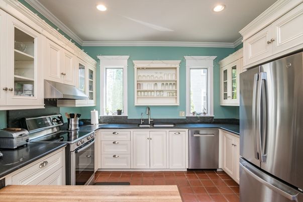 Interior, Kitchen, Recessed Lighting, Stainless Steel Appliances