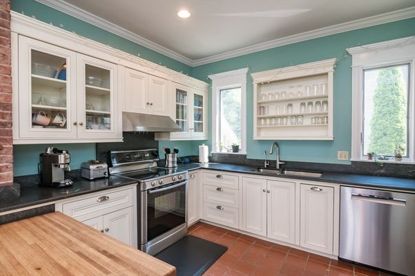 Interior, Kitchen, Recessed Lighting, Stainless Steel Appliances