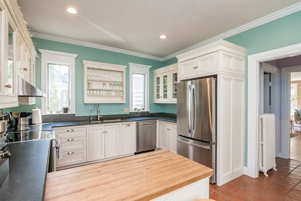 Interior, Kitchen, Recessed Lighting, Stainless Steel Appliances